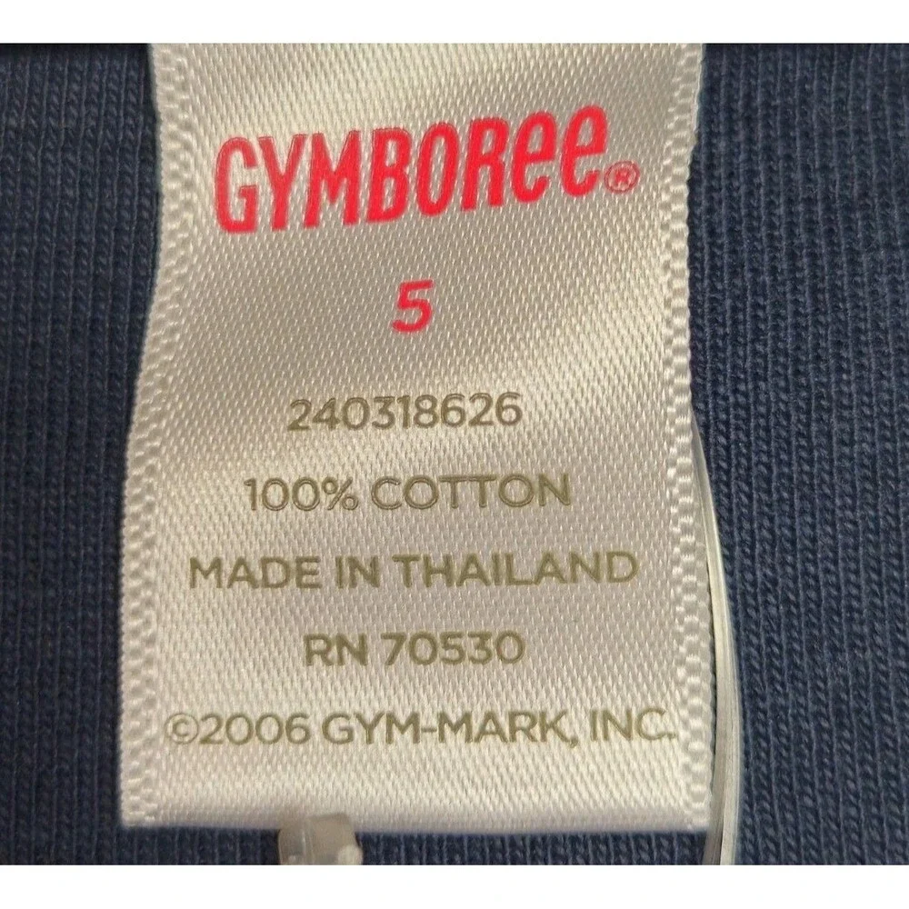 Vintage Gymboree Special Edition Top Size 5 Navy Blue Long Sleeved Y2K NWT